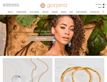 Tablet Screenshot of gorjana.com